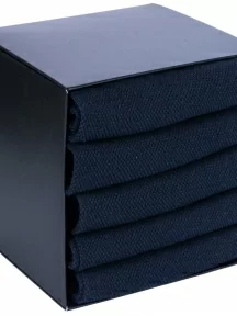 Набор из 5 пар мужских хлопковых носков (ТМ Sergio di Calze), PG-15SC3-5, ТЕМНО-СИНИЕ