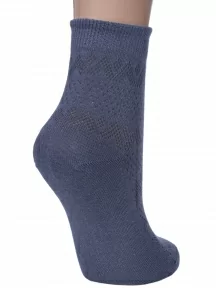 Женские носки "НАШЕ" Смоленской чулочной фабрики, С196, рис. 1, АНТРАЦИТ №53-1