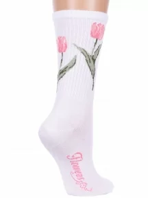 Женские спортивные носки Брестские (БЧК), 20С1141, рис. 568, БЕЛЫЕ