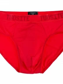 Мужские трусы-слипы из вискозы Tuosite, TS7825-8, КРАСНЫЕ