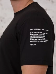 Мужская футболка TIME FIRE, TF21_03, ЧЕРНАЯ