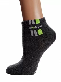 Детские спортивные носки Conte kids, 7С-97СП, рис. 135, ТЕМНО-СЕРЫЕ