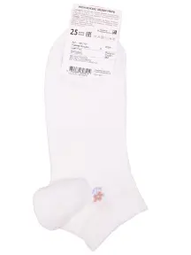 Женские носки Брестские (БЧК) рис. 654, МОЛОЧНЫЕ (14с1101)