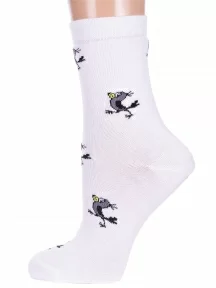 Женские носки Брестские (БЧК), 23С1159, рис. 614, БЕЛЫЕ