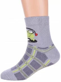 Детские махровые носки Брестские (БЧК), 14С3060, рис. 4026, СВЕТЛО-СЕРЫЕ