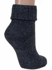 Женские шерстяные носки RuSocks (Орудьевский трикотаж) ТЕМНО-СЕРЫЕ (Ж-195)