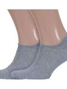 Комплект из 2 пар мужских носков DiWaRi, 2-17С-144СП, рис. 000, СЕРЫЕ