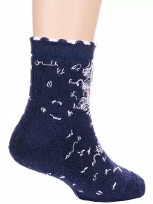 Детские махровые носки LORENZline, Л62, ТЕМНО-СИНИЕ