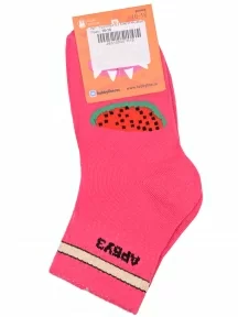 Детские спортивные носки Hobby Line, Ндх3592-03, МАЛИНОВЫЕ