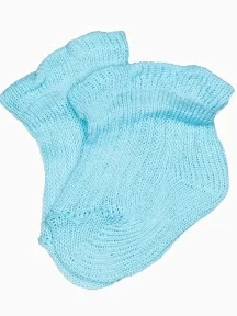 Детские носки "НАШЕ" Смоленской чулочной фабрики, 210С2, БИРЮЗОВЫЕ