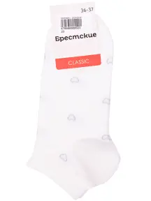 Женские носки Брестские (БЧК) рис. 656, МОЛОЧНЫЕ (14с1101)