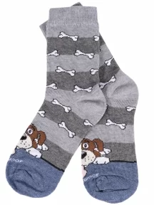 Детские носки RuSocks (Орудьевский трикотаж), Д-53, рис. 02, СЕРЫЕ