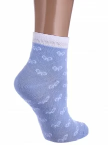 Детские носки PARA socks ГОЛУБЫЕ (N1D45)
