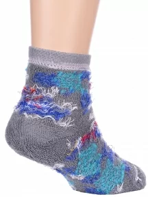 Детские махровые носки LORENZline, Л92, СЕРЫЕ