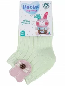 Детские носки с аппликацией "Борисоглебский трикотаж", 8С972, МЯТНЫЕ