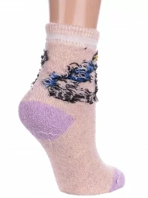 Детские теплые махровые носки Hobby Line, Ндад7622-6, ФИОЛЕТОВЫЕ