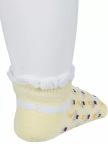 Детские короткие носки "Борисоглебский трикотаж", 8СД3001, ЖЕЛТЫЕ