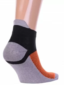 Спортивные носки Альтаир, А216, СЕРО-ОРАНЖЕВЫЕ