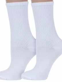 Комплект из 2 пар женских носков Conte, 2-20С-20СП, рис. 000, БЕЛЫЕ