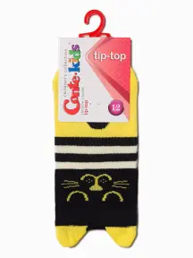 Детские короткие носки Conte kids рис. 319, ЖЕЛТЫЕ (17С-59СП)