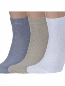 Комплект из 3 пар мужских носков Брестские (БЧК), 3-14С2124, микс 5