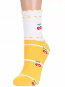 Детские махровые носки LORENZline, П3М, ЖЕЛТЫЕ