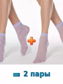 Комплект из 2 пар женских носков Conte, 2-16С-124/7СП, СИРЕНЕВЫЕ