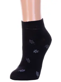 Женские носки Брестские (БЧК) рис. 658, ЧЕРНЫЕ (14с1101)
