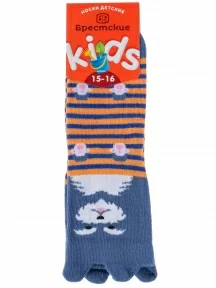 Комплект из 2 пар детских носков Брестские (БЧК), 2-18С3086, рис. 571, ДЖИНСОВЫЕ