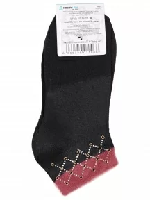 Женские махровые носки Hobby Line, Нжму1001, ЧЕРНЫЕ