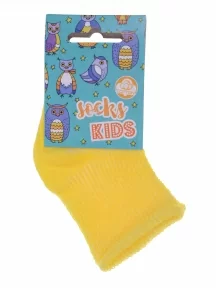 Детские носки без резинки Альтаир, С63, ЖЕЛТЫЕ