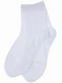 Детские носки из 100% хлопка LORENZline, Л56М, БЕЛЫЕ