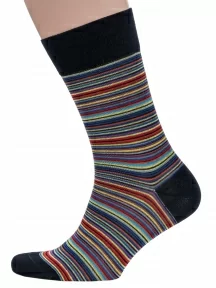 Мужские носки из мерсеризованного хлопка Sergio Di Calze (PINGONS), 16SC3, ЧЕРНЫЕ