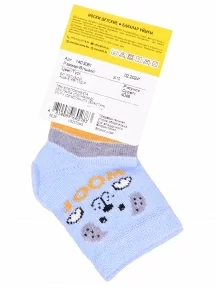 Детские носки Брестские (БЧК), 14С3081, рис. 4049, БЛЕДНО-ГОЛУБЫЕ
