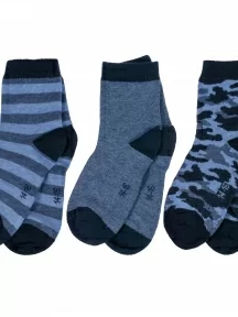 Комплект из 3 пар детских носков RuSocks (Орудьевский трикотаж), Д3-130143М, микс