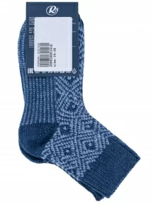 Детские полушерстяные носки RuSocks (Орудьевский трикотаж), Д-382, ДЖИНС, рис. 2