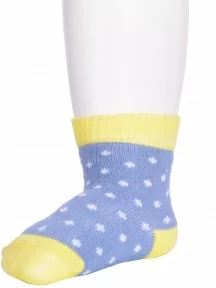 Детские носки Conte kids, 5С-11СП, рис. 214, ДЖИНСОВО-ЖЕЛТЫЕ