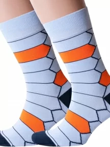 Комплект из 2 пар мужских носков MSCLUB №М01, 2-nm-44, МУЛЬТИКОЛОР