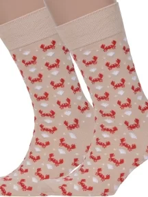 Комплект из 2 пар мужских носков MSCLUB №М29, 2-nm-314, БЕЖЕВЫЕ