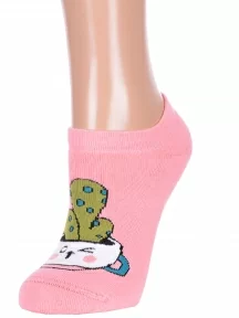 Женские ультракороткие махровые носки Брестские (БЧК), 20С1430, рис. 386, СВЕТЛО-ПЕРСИКОВЫЕ