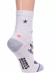 Женские носки Брестские (БЧК), 23С1161, рис. 633, СВЕТЛО-СЕРЫЕ МЕЛАНЖ