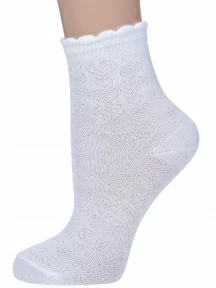 Детские носки "НАШЕ" Смоленской чулочной фабрики, 222С2, рис. 34, БЕЛЫЕ №0