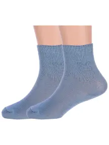 Комплект из 2 пар детских носков Hobby Line ДЖИНСОВЫЕ (2-Ндх3540)