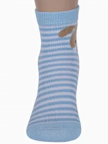 Комплект из 3 пар детских носков RuSocks (Орудьевский трикотаж), 3-Д3-13788, рис. 01, ГОЛУБЫЕ