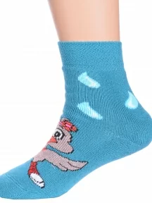 Детские махровые носки Брестские (БЧК), 14С3060, рис. 255, МОРСКАЯ ВОЛНА