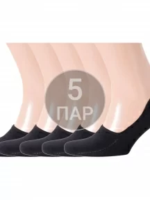 Комплект из 5 пар мужских подследников Брестские (БЧК), 5-18С2322, рис. 000, ЧЕРНЫЕ