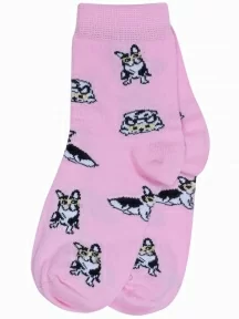 Детские носки RuSocks (Орудьевский трикотаж), Д3-13156, рис. 02, РОЗОВЫЕ