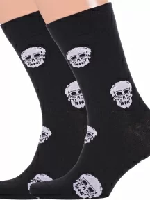 Комплект из 2 пар мужских носков "Красная ветка", 2-С-1342, ЧЕРНЫЕ