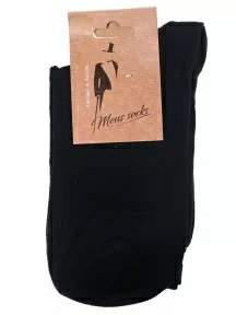 Мужские носки Альтаир, С45, ЧЕРНЫЕ с темно-синим