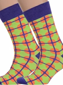 Комплект из 2 пар мужских носков MSCLUB №М38, 2-nm-413, САЛАТОВЫЕ